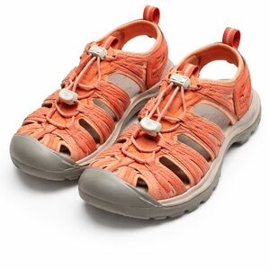 Keen Kids Coral/Taupe Closed-Toe Outdoor Sandal